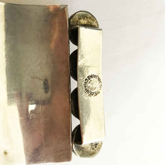 MEXICO Sterling Silver Mask Shadow Box Bracelet - Picture 8 of 9